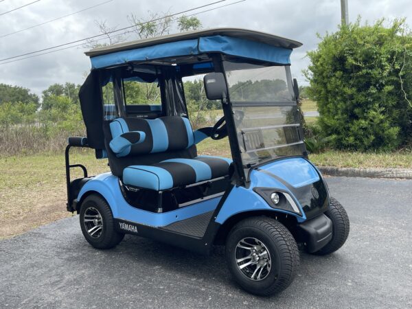 2022 Yamaha quietech gas 4 person golf cart - Image 7
